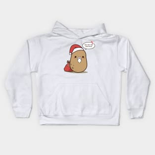 Hohoho Christmas Potato Kids Hoodie